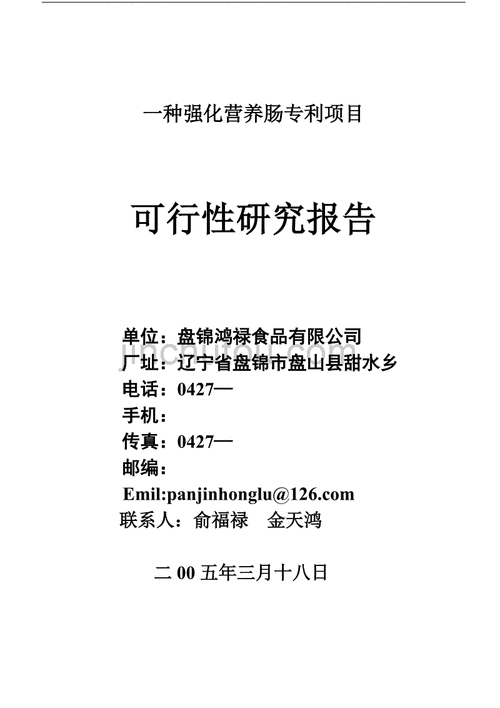 食品可行性研究报告范文 食品可行性方案模板-第3张图片-马瑞范文网