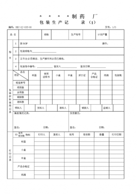 生产记录模板（生产记录模板怎么写）-第2张图片-马瑞范文网