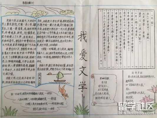  初中生手抄报模板文学「初中生手抄报文章」-第3张图片-马瑞范文网