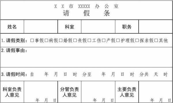 公安局民警请假条-警察请假条模板下载-第2张图片-马瑞范文网