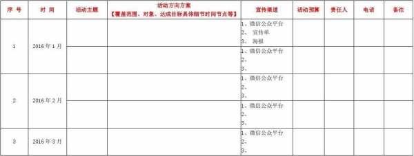 微信活动计划书模板（微信活动策划案）-第2张图片-马瑞范文网