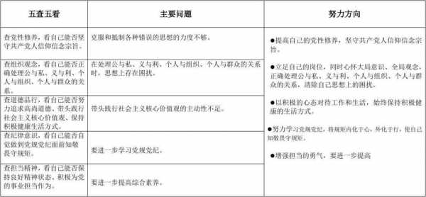 五查五看对照检查材料模板_2021五查五看对照检查-第3张图片-马瑞范文网