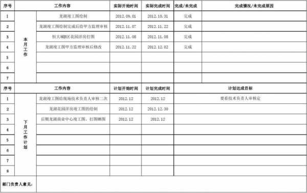 项目计划总结表格模板_项目计划总结怎么写-第3张图片-马瑞范文网