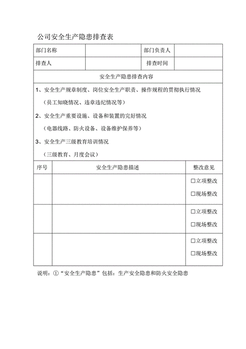  安全隐患排查治理模板「安全隐患排查治理模板图片」-第2张图片-马瑞范文网