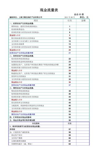 2015年现金流量表模板的简单介绍-第2张图片-马瑞范文网