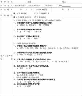 回访内容怎么写-回访模板内容-第2张图片-马瑞范文网