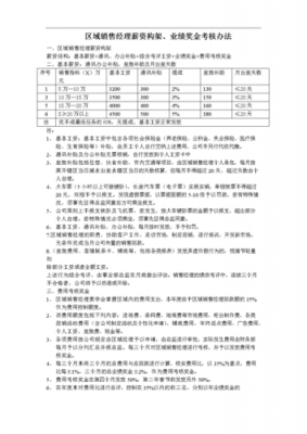 区域经理薪资方案模板范文 区域经理薪资方案模板-第1张图片-马瑞范文网