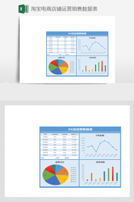 运营店铺数据统计模板图片-第3张图片-马瑞范文网