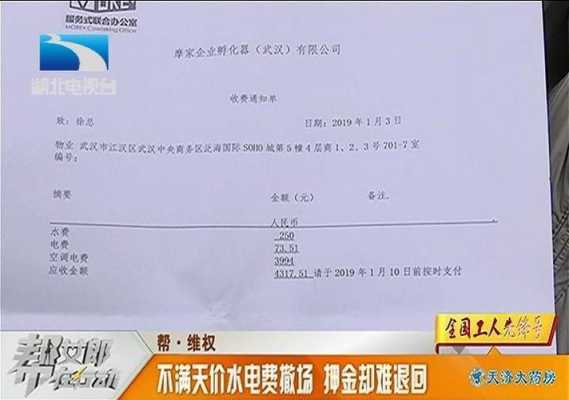 水电押金通知单模板_水电押金一般多少钱-第1张图片-马瑞范文网