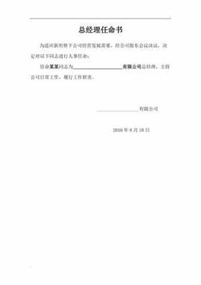 公司经理任命书范本 公司经理任书模板-第1张图片-马瑞范文网