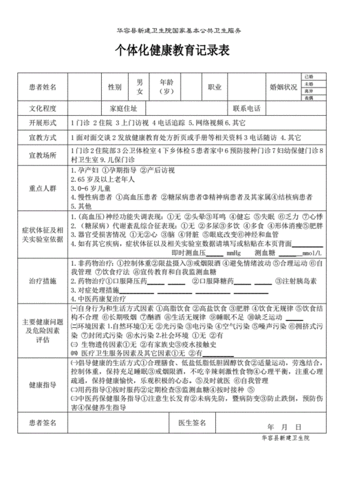 个体化教育登记模板（教育个体个性化）-第2张图片-马瑞范文网