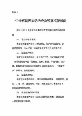 环保应急预案包括哪些内容-环保应急预案模板-第2张图片-马瑞范文网