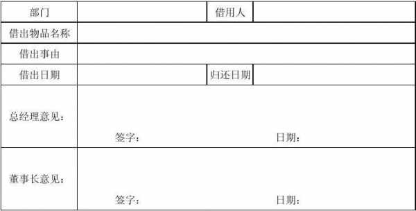 外借单模板-外借声明模板-第1张图片-马瑞范文网