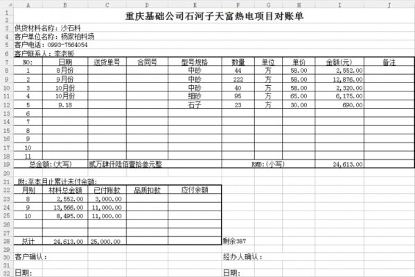 材料对账单怎么对账-建材对账单模板-第1张图片-马瑞范文网