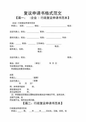  法院复议申请书模板「法院复议申请书法定时间」-第2张图片-马瑞范文网