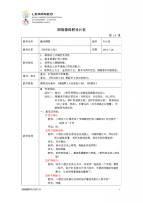 舞蹈班教案模板图片-第1张图片-马瑞范文网