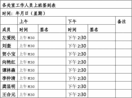 事业单位上班签到制度-第2张图片-马瑞范文网