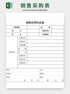 采购购销合同模板下载_采购合同范本简易版表格免费-第3张图片-马瑞范文网