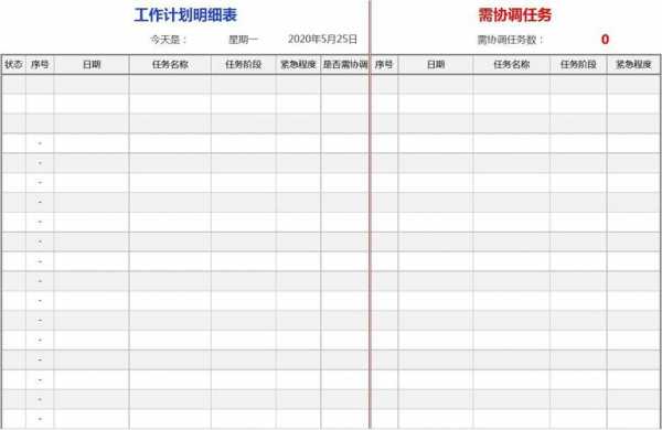 公司任务表模板-公司任务计划书模板-第2张图片-马瑞范文网