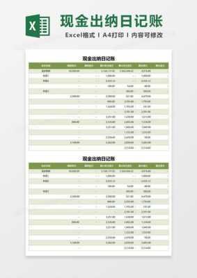  出纳帐模板「出纳账格式」-第2张图片-马瑞范文网