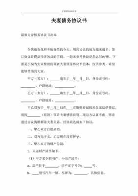 债务合同协议书怎么写? 债务债权协议合同模板-第1张图片-马瑞范文网