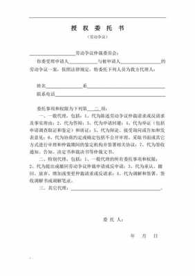 仲裁委托书模板（仲裁委托书模板范文）-第2张图片-马瑞范文网