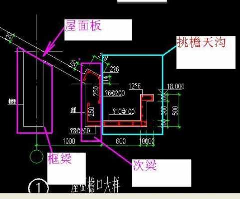 天沟挑檐板在图纸什么地方-挑檐天沟的模板支撑-第2张图片-马瑞范文网