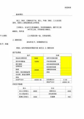 个人理财规划具体内容 个人理财规划划模板-第1张图片-马瑞范文网