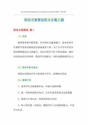 演讲培训策划书模板_演讲培训方案怎么写-第3张图片-马瑞范文网