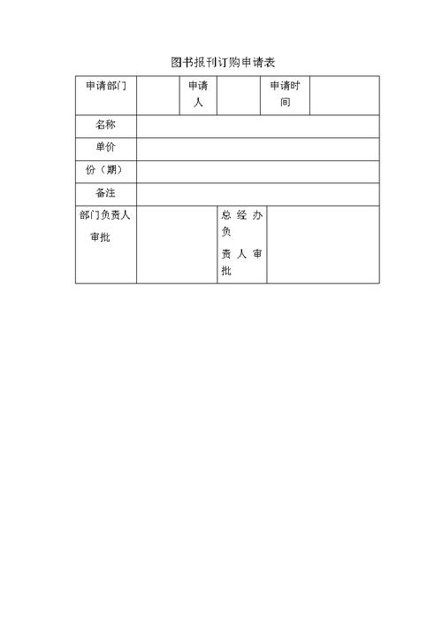 图书购买申请单模板,关于申请购买图书的报告 -第2张图片-马瑞范文网