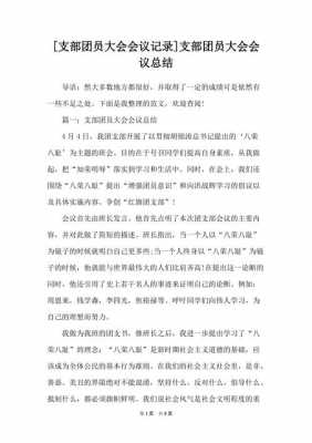 团委员会议总结模板（团委员会议总结模板怎么写）-第2张图片-马瑞范文网