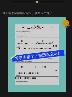 申请海外留学简历模板（申请海外留学简历模板怎么写）-第2张图片-马瑞范文网