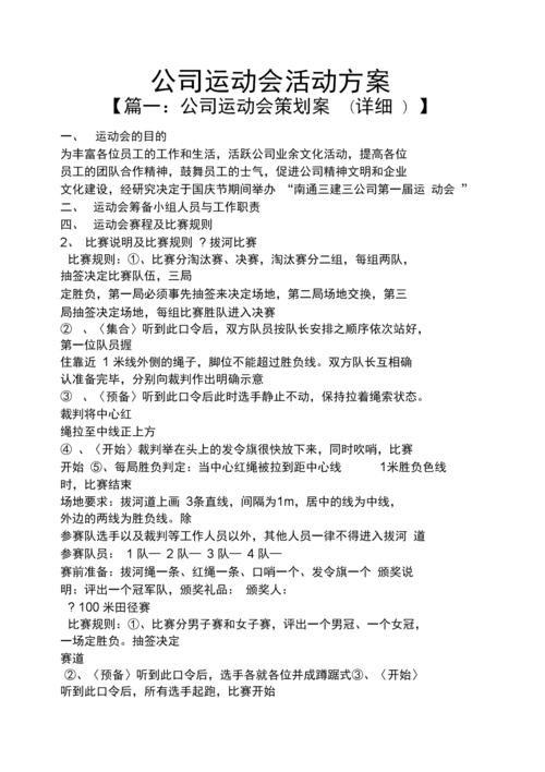  运动会的策划案的模板「运动会策划案应该怎么写」-第2张图片-马瑞范文网