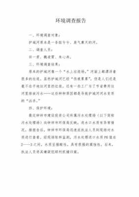 环境违法调查报告模板_环境违法调查报告模板下载-第1张图片-马瑞范文网