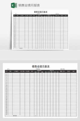  销售部门月报模板「销售部月报表」-第3张图片-马瑞范文网