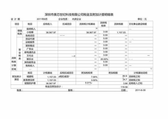 税金及附加月结的模板_税金及附加按月计提-第3张图片-马瑞范文网