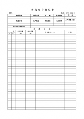 垛位卡怎么写 垛位卡模板-第2张图片-马瑞范文网