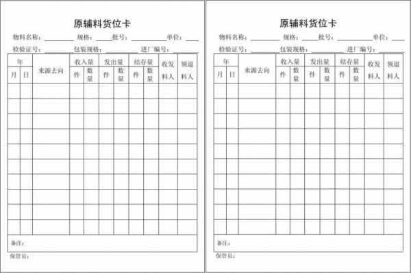 垛位卡怎么写 垛位卡模板-第3张图片-马瑞范文网