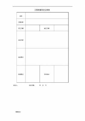  质量回访表模板「质量回访制度」-第2张图片-马瑞范文网