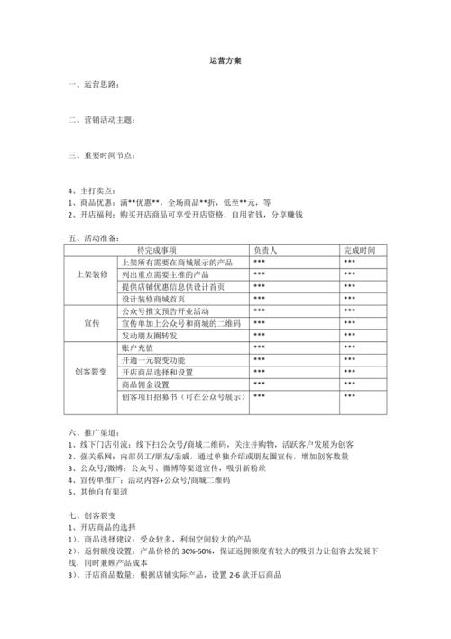 装修公司运营方案模板_装修公司运营方案模板范文-第1张图片-马瑞范文网