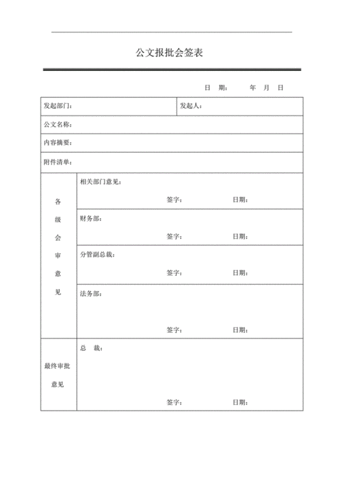 会签报告模板-第2张图片-马瑞范文网