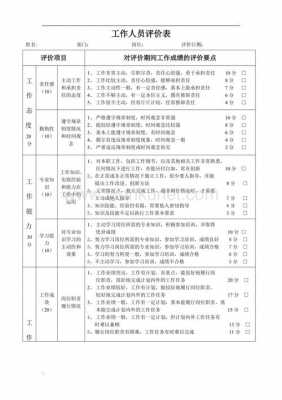 员工评议表怎么制作 公司员工评议表模板-第3张图片-马瑞范文网