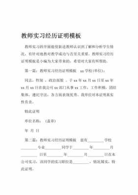  教学实践经历模板「教学实践经历模板图片」-第3张图片-马瑞范文网