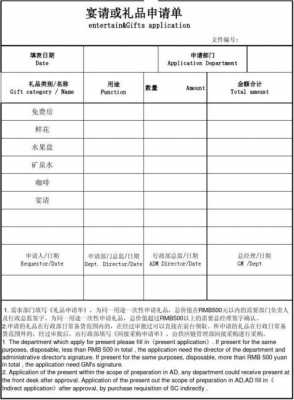 公司礼品呈报单模板-第2张图片-马瑞范文网