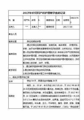 妇科医生查房记录-妇科查房记录模板-第2张图片-马瑞范文网