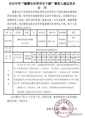 优秀学生干部公示模板_优秀学生干部评选公示-第3张图片-马瑞范文网