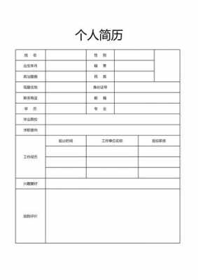 wps个人简历模板免费下载_个人简历 wps-第3张图片-马瑞范文网