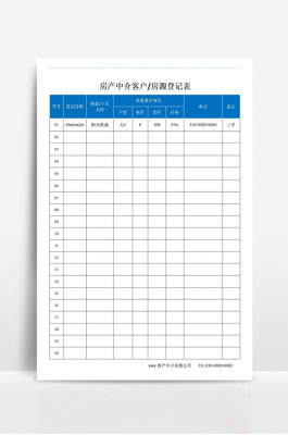  中介房源信息模板「房产中介房源信息表格图片」-第2张图片-马瑞范文网