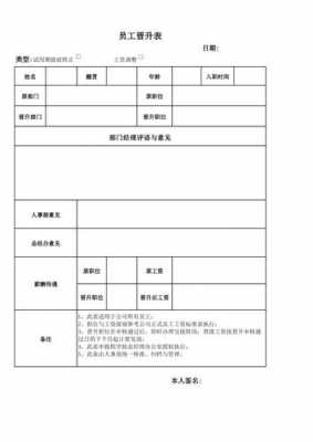  员工晋升报告模板「员工晋升表」-第2张图片-马瑞范文网