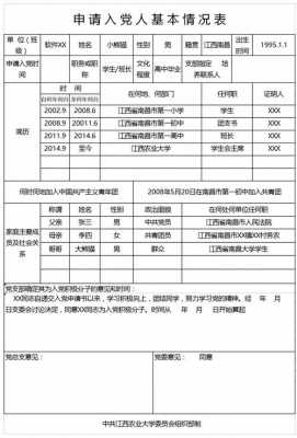 申请党员表怎么写-申请党员模板下载-第1张图片-马瑞范文网